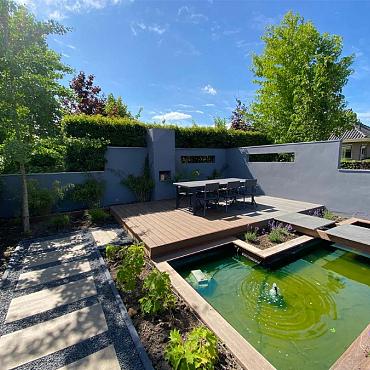 Vlonderplank 1,8x14x186 cm Bamboe donkerbruin