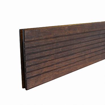 Vlonderplank 1,8x14x186 cm Bamboe donkerbruin