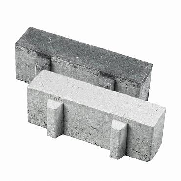 Aqua Brick 22% open 10x30x8 cm  Zwart