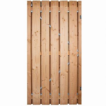 Tuindeur met stalen frame 195x100 cm Recht Douglas