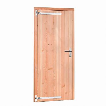 Douglas deur onbehandeld Links draaiende enkele deur dicht 90 x 201