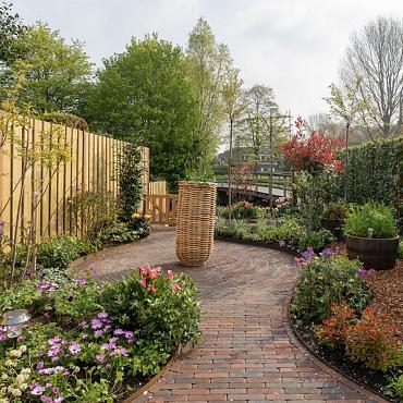 Hollandse Streken waalformaat Sallands  5x20x6 cm Rood/paars getrommeld