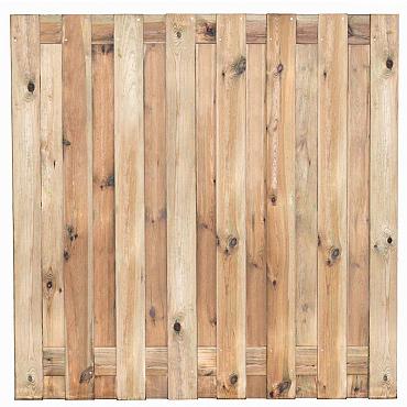Tuinscherm Colorado 17-planks 180x180 cm Grenen Groen geïmpregneerd