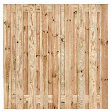 Tuinscherm Idaho 19-planks 180x180 cm Grenen Groen geïmpregneerd