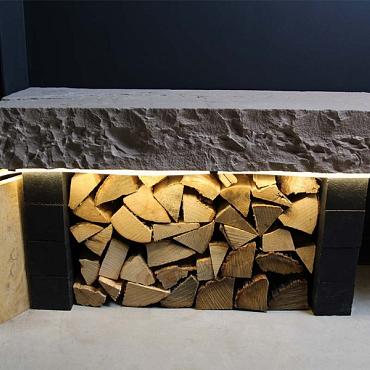 TB gres traptrede Tavel  100x35x15 cm Beige/bruin/grijs