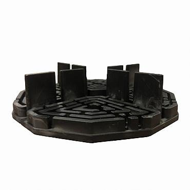 Tegeldrager, vast 10mm, deelbaar 10x10x1 cm