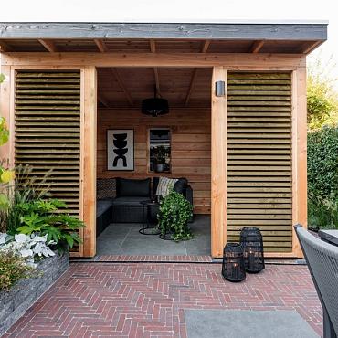 Shutterscherm Nevada180x90 cm Vuren Groen geïmpregneerd