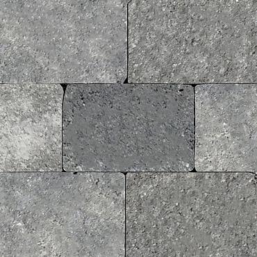 Pebblestones Plus 20x30x6 cm Grijs/zwart