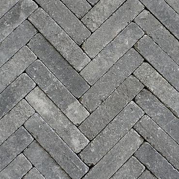 Retrostones Plus 20x5x6,4 cm Grijs/zwart