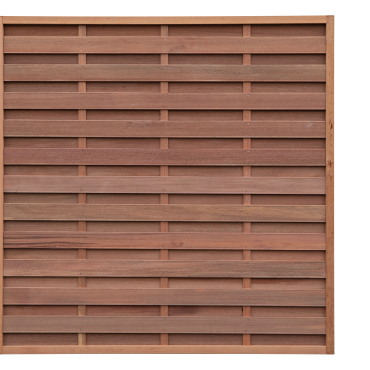 Keruing Elegant scherm 180x180 cm Premium FSC