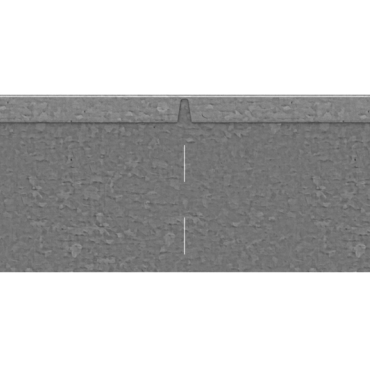 Flexline borderrand hoekstuk Gegalvaniseerd 15 cm