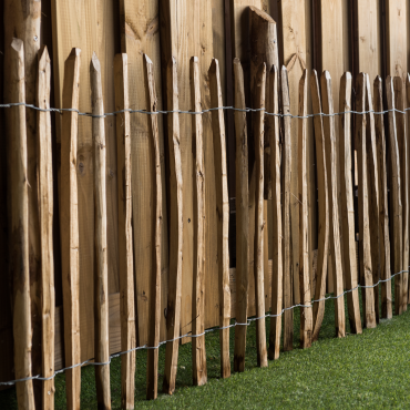 Kastanje hek 90x460 cm, latafstand 5 cm