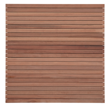 Keruing Scherm 50 180x180cm Premium