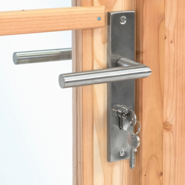 Douglas Deur incl. kozijn Dubbele klampdeur B1596xH2001mm sponningmaat