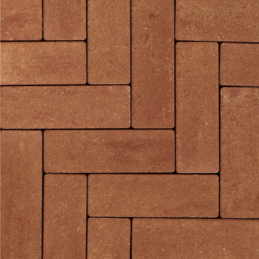 Strackstone+ Dikformaat 21x7x8 cm vlak Wijnrood/oker genuanceerd