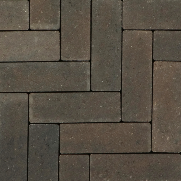 Strackstone+ Dikformaat 21x7x8 cm vlak Havanna/antraciet genuanceerd