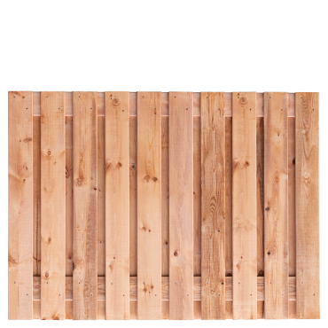 Tuinscherm Kalmar 21-planks 130x180 cm Red Class Rood geïmpregneerd