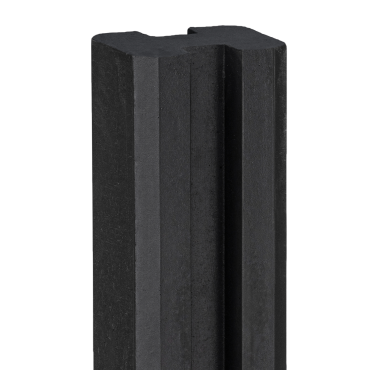 Beton-sleufpaal Reest 11,5x11,5x280 cm gecoat Antraciet