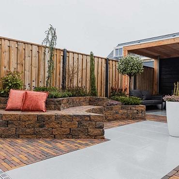 Cliff Walling 30x12x12 cm Bruin/zwart