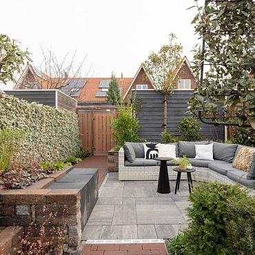 Castello Chaumont 60x60x5 cm Grijs/zwart