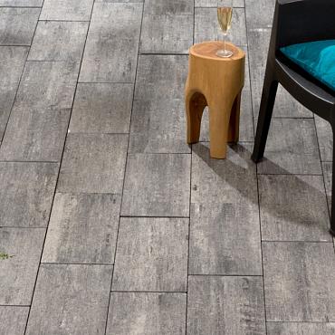 Strato Brugge 50x50x6 cm Grijs/zwart