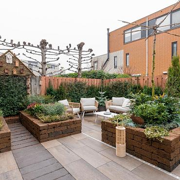 Stratops  40x80x5 cm Beige/bruin/grijs