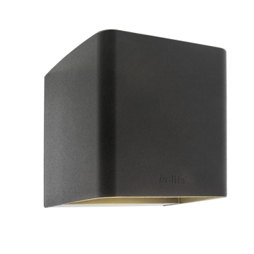 Ace Up-Down wand 230V Dark Grey 10,3x10x10 cm