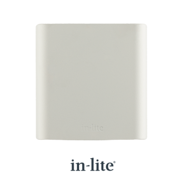 Ace Down Wall 230V White  10x6,4 cm