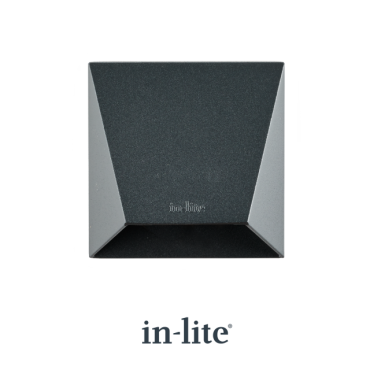 WEDGE Wall 12V Dark Grey 6,3x10x10 cm