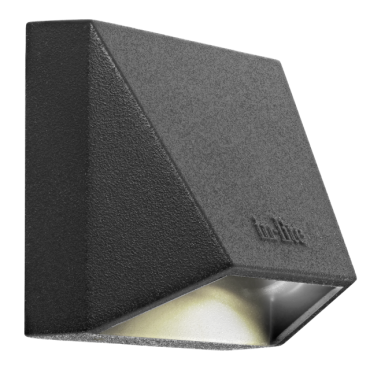 WEDGE mini Wall 12V Dark Grey 3,5x6x5 cm