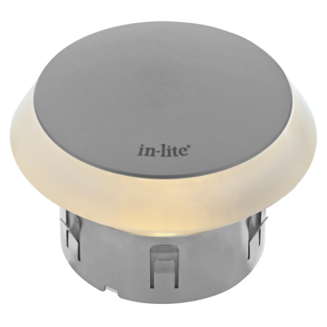 PUCK grondspot 12V Pearl Grey Ø 60 mm