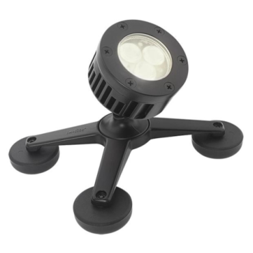 Sub 12V Dark vijverspot Ø 64 mm, H 58 mm