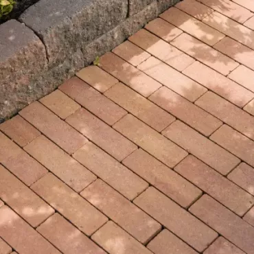 Strackstone+ Dikformaat 21x7x8 cm vlak Wijnrood/oker genuanceerd