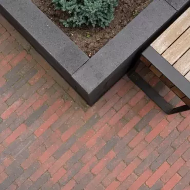 Tambour 20x5x7 rood/zwart