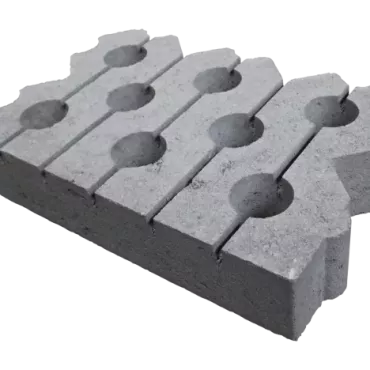 Grastegel type J 60x40x12cm Grijs