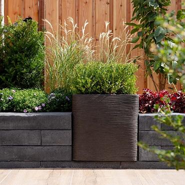 Betonbiels retro 60x20x12 cm  Zwart