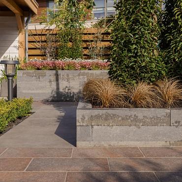 Forto Walling 60x10x10 cm Grijs/zwart