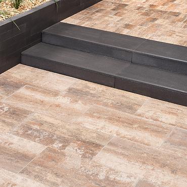 Traptrede De Luxe 120x40x15 cm Zwart
