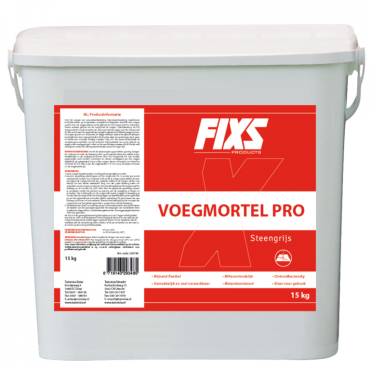 Fixs Voegmiddel Pro Steengrijs 15 kg