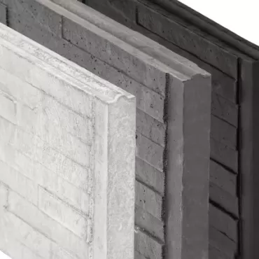 Beton-motiefplaat Schie 4,8x36x184 cm leisteen Antraciet