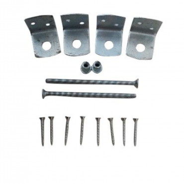 Uni-beslagset RVS (2 stuks)