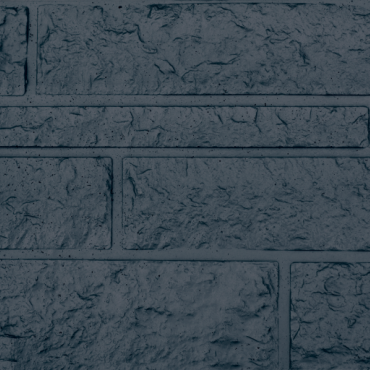 Betonplaat rotsmotief dubbelzijdig 4,8x36x184 cm ongecoat Antraciet