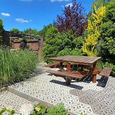 Oud Hollandse ECO Tegel  37,5x37,5x7 cm Antraciet