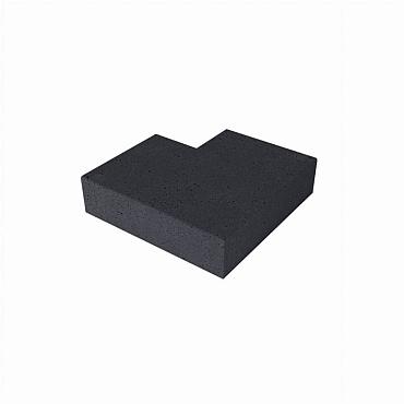Oud Hollandse traptrede buitenhoek 60/60x40x20 cm Carbon