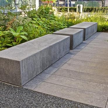 Oud Hollands zitelement (bank) 200x60x40 cm Antraciet