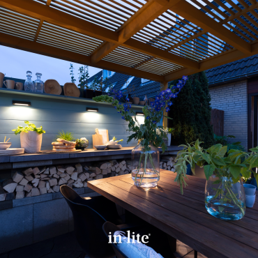 Wedge Slim Wall 12V Dark Grey 3,5x20x5 cm