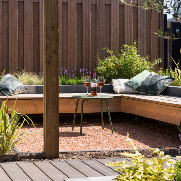 Dekdeel 2,8x19,5x400 cm NE Grenen, groen geïmpregneerd