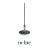 SWAY PENDANT 100-230V Black, zonder base