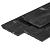 Zweeds rabat (17,5cm werkend) 500x19,5x1,1/2,7 cm Douglas Zwart gedompeld