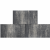 Cottage stone Somerset 40x80x4 cm Grijs/zwart